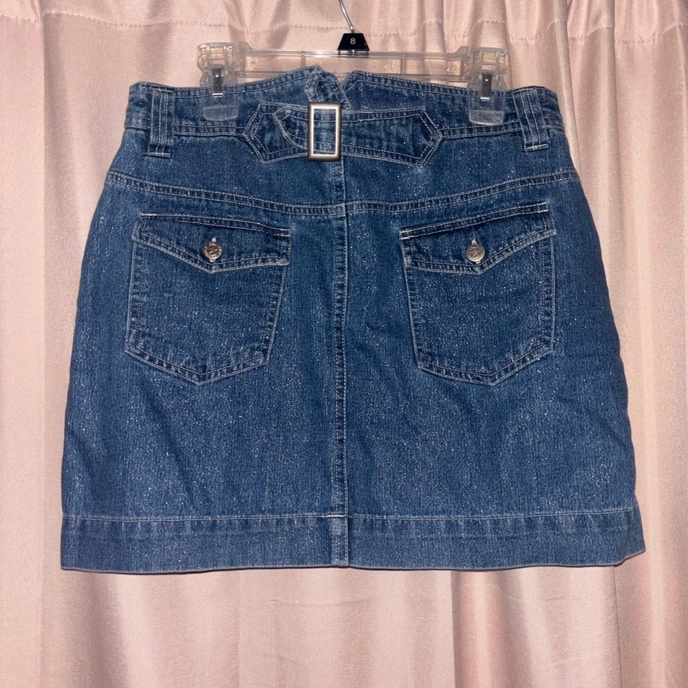y2k bratz jean skirt